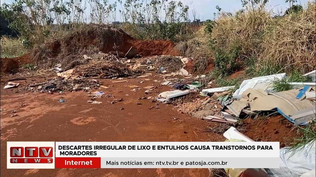Descartes irregulares de lixo causam transtornos a moradores