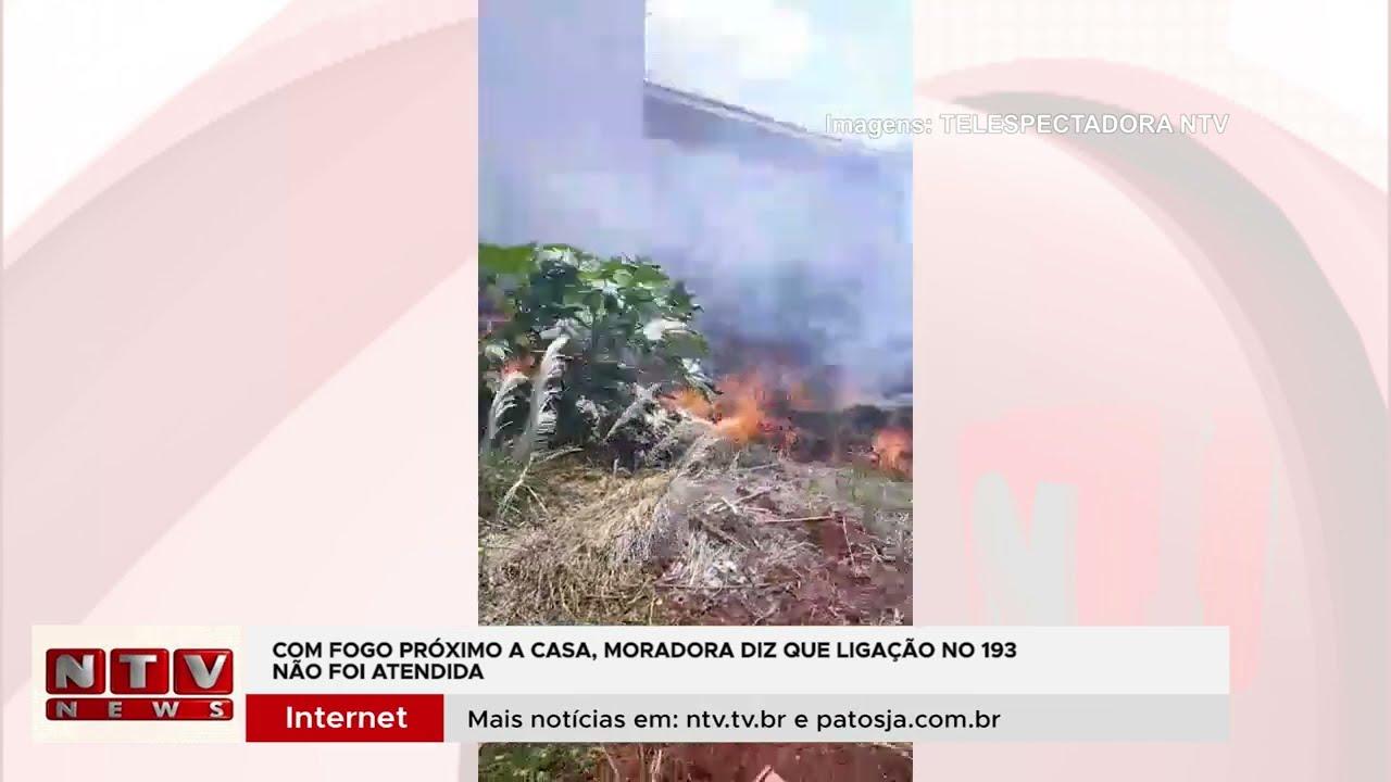 Moradora afirma não conseguir falar com o Corpo de Bombeiros sobre incêndio