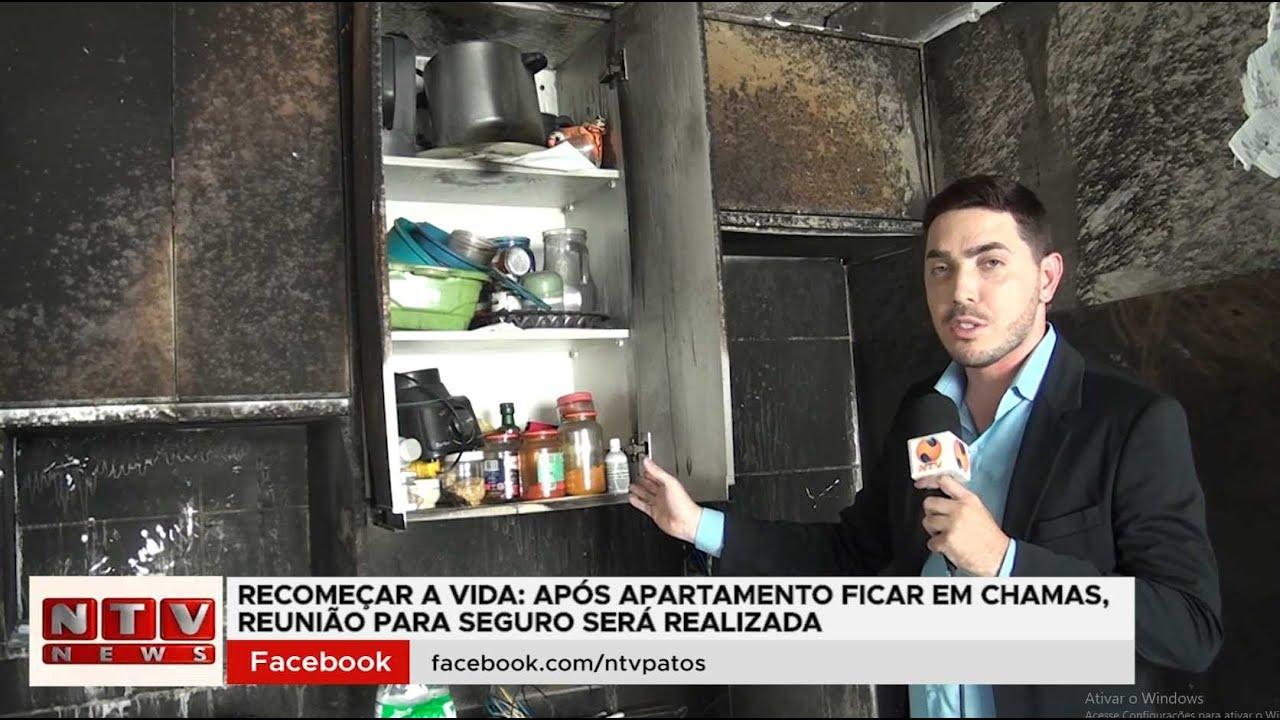 Após apartamento ficar em chamas, reunião para seguro será realizada