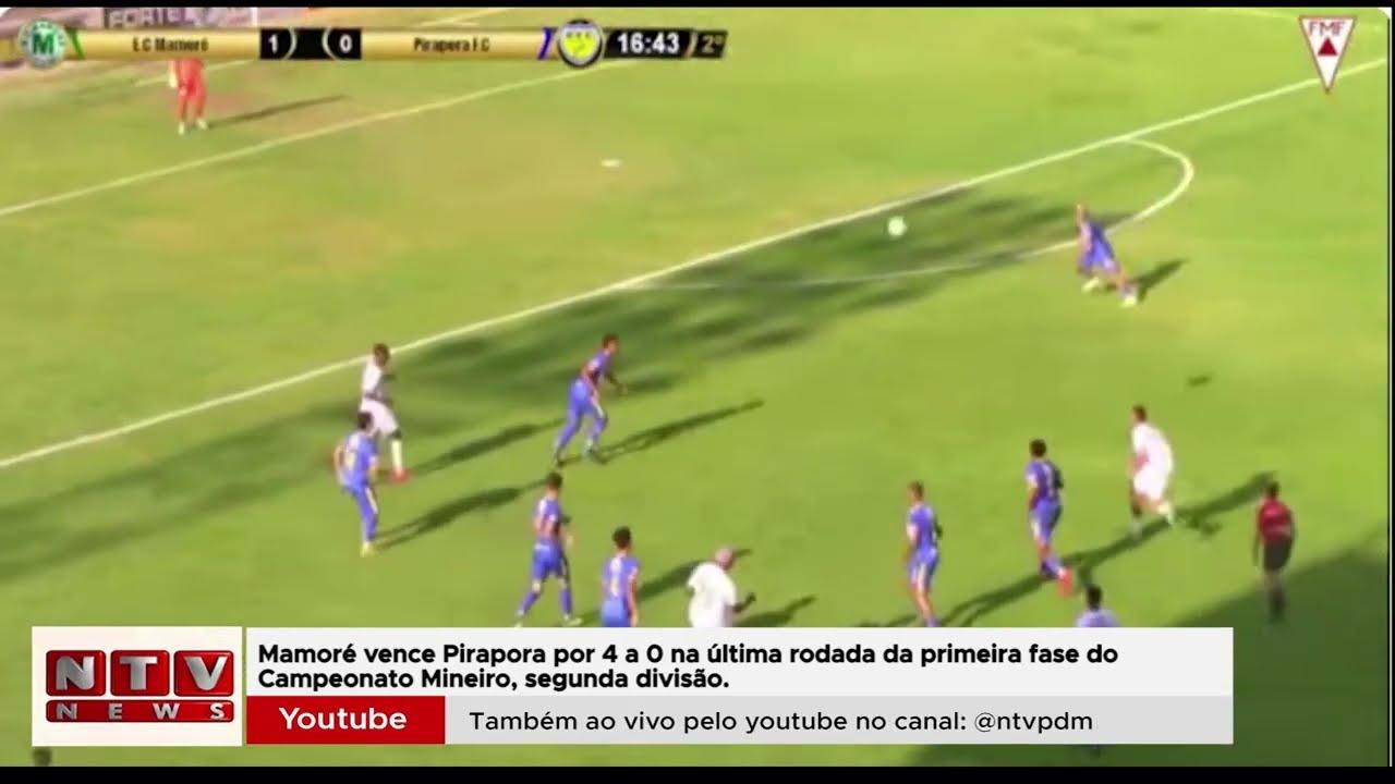 Mamoré vence Pirapora por 4 a 0