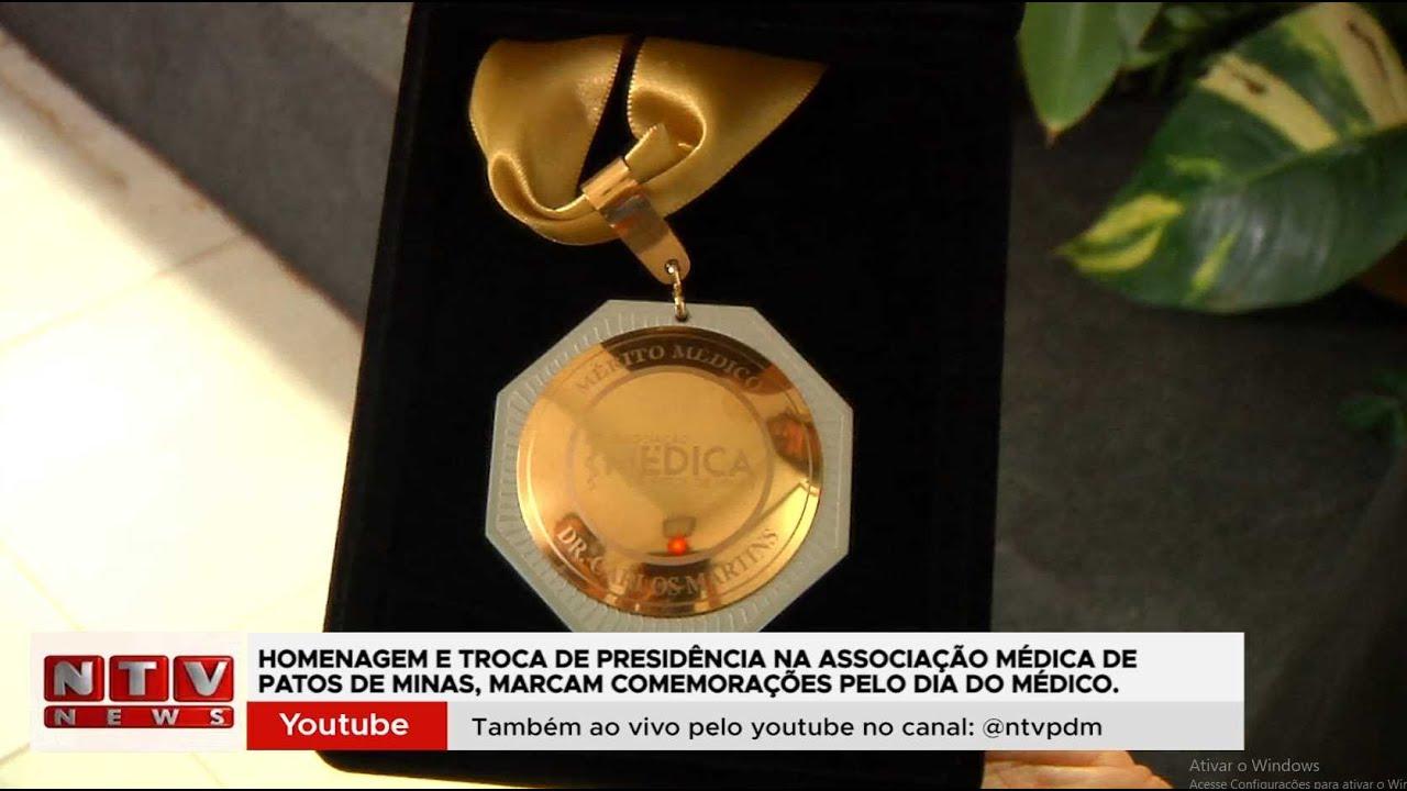 Médico pioneiro é homenageado em Patos de Minas e recebe medalha